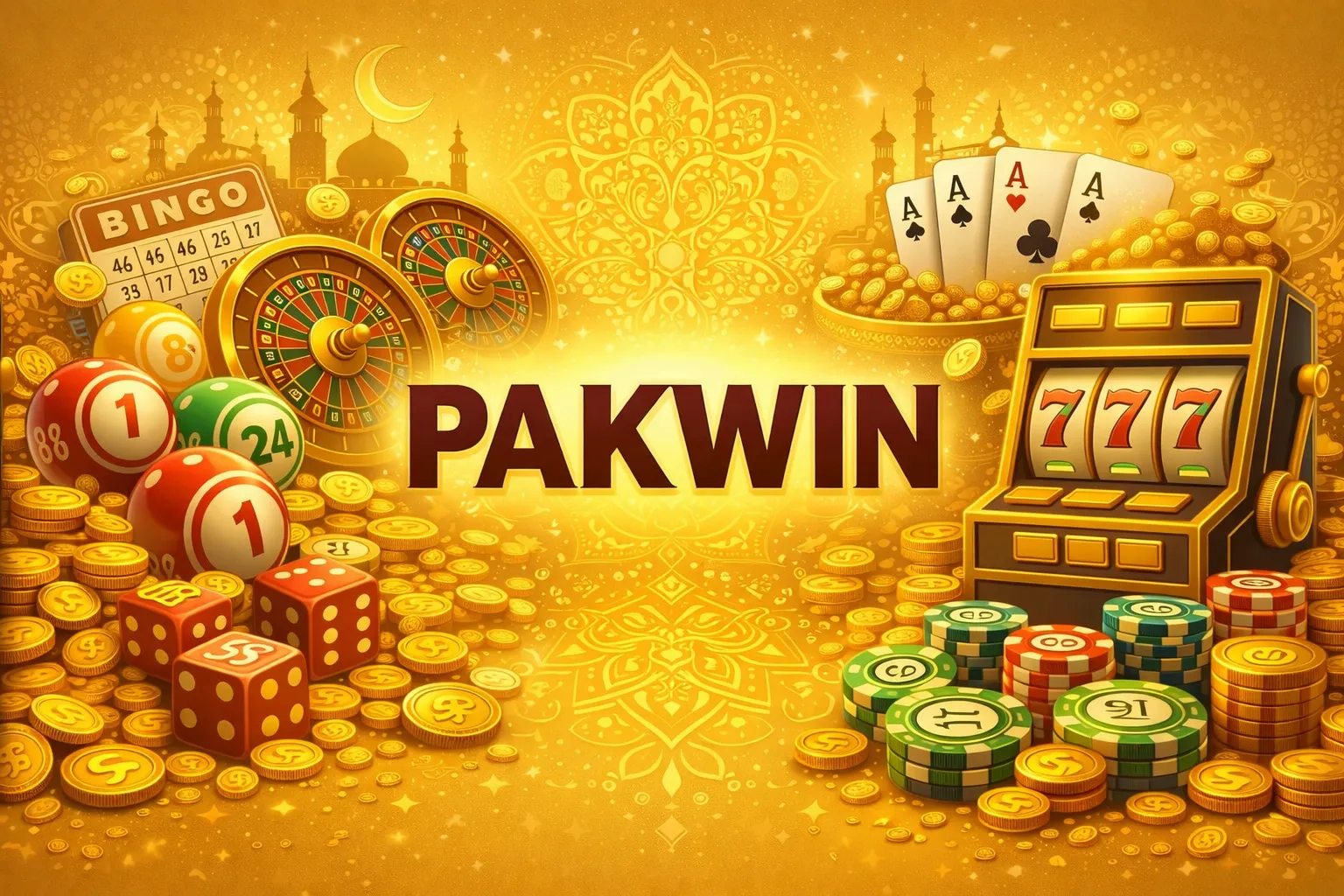 PakWin online casino platform overview banner